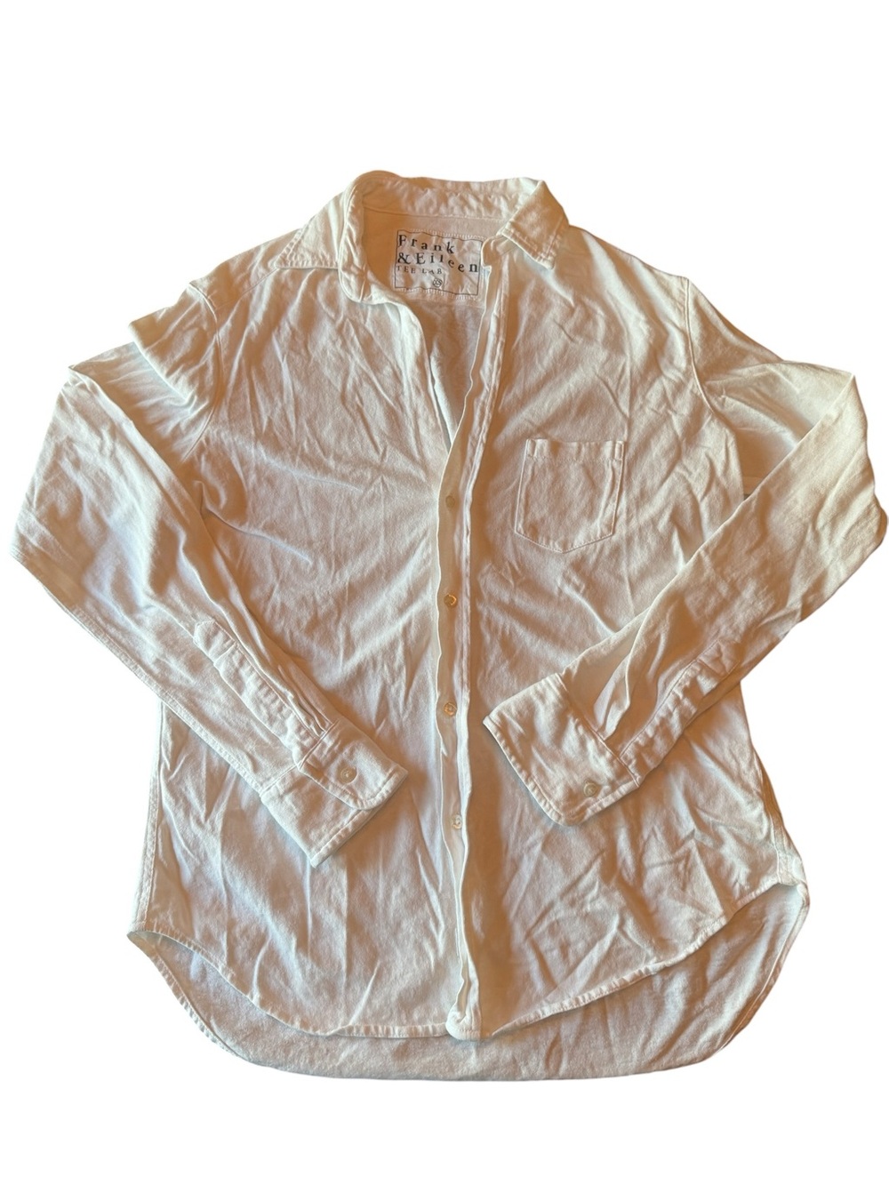 Frank & Eileen Off-White Lightweight Top